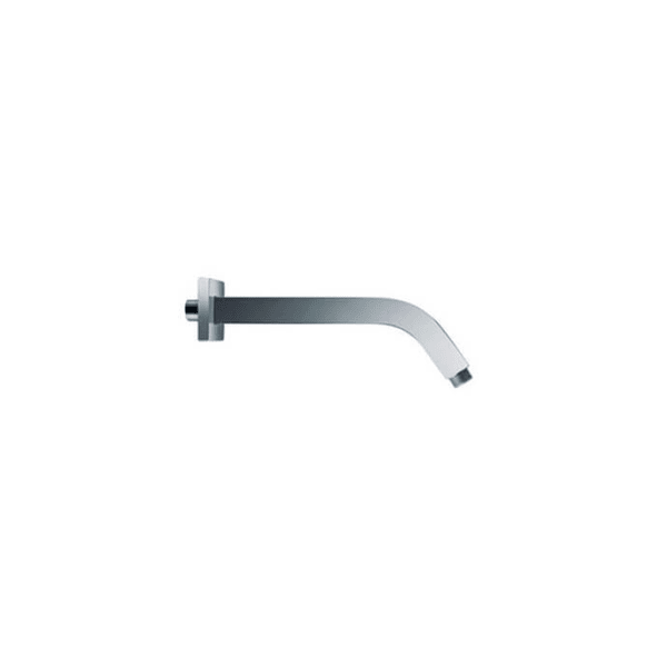 Square Shower Arm with 45° Bend (8") - Matte Black