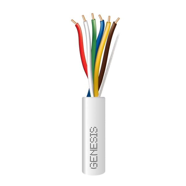 18/6 Solid Thermostat Wire 250' Natural