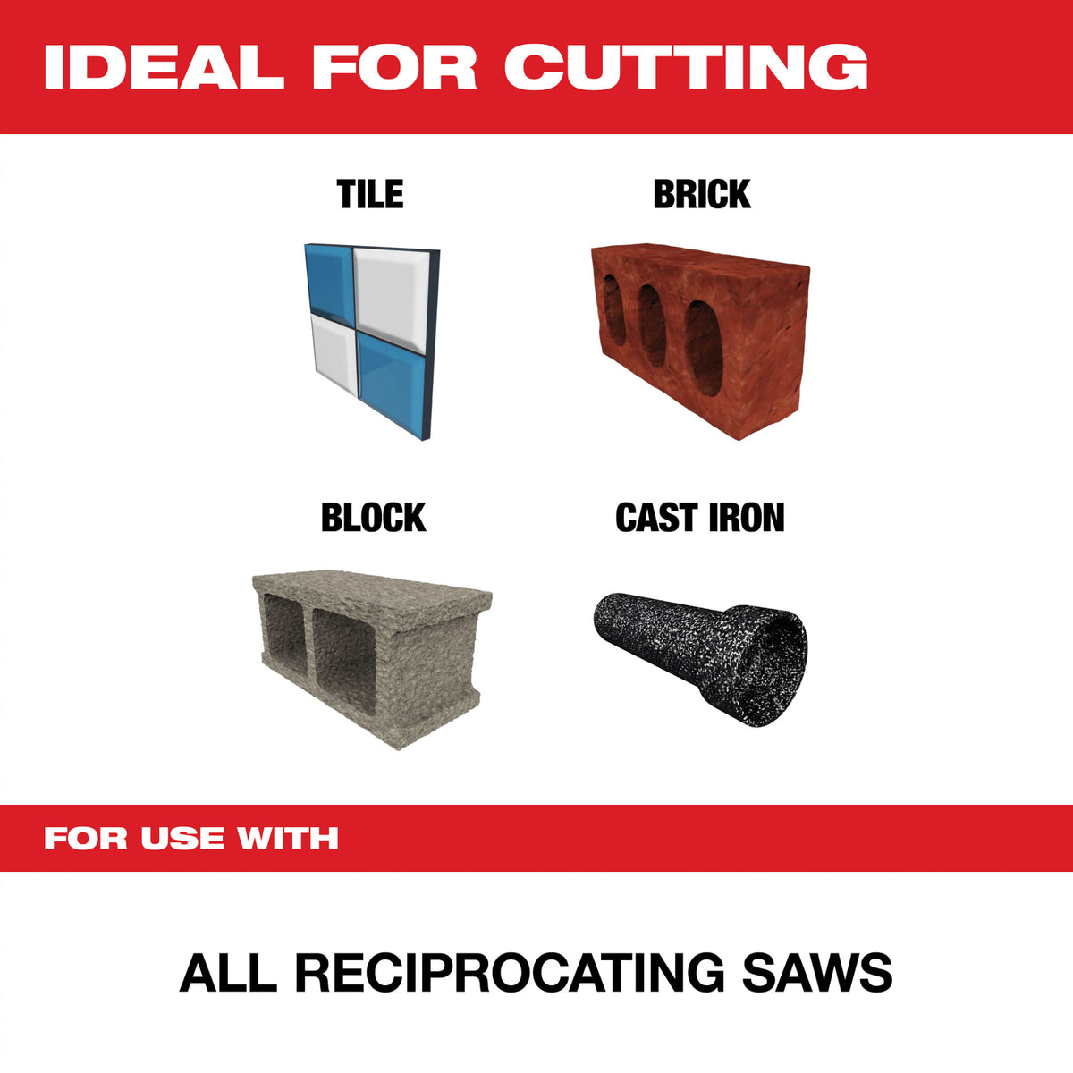 Milwaukee Tools 9" Diamond Max™ Diamond Grit SAWZALL® Blade