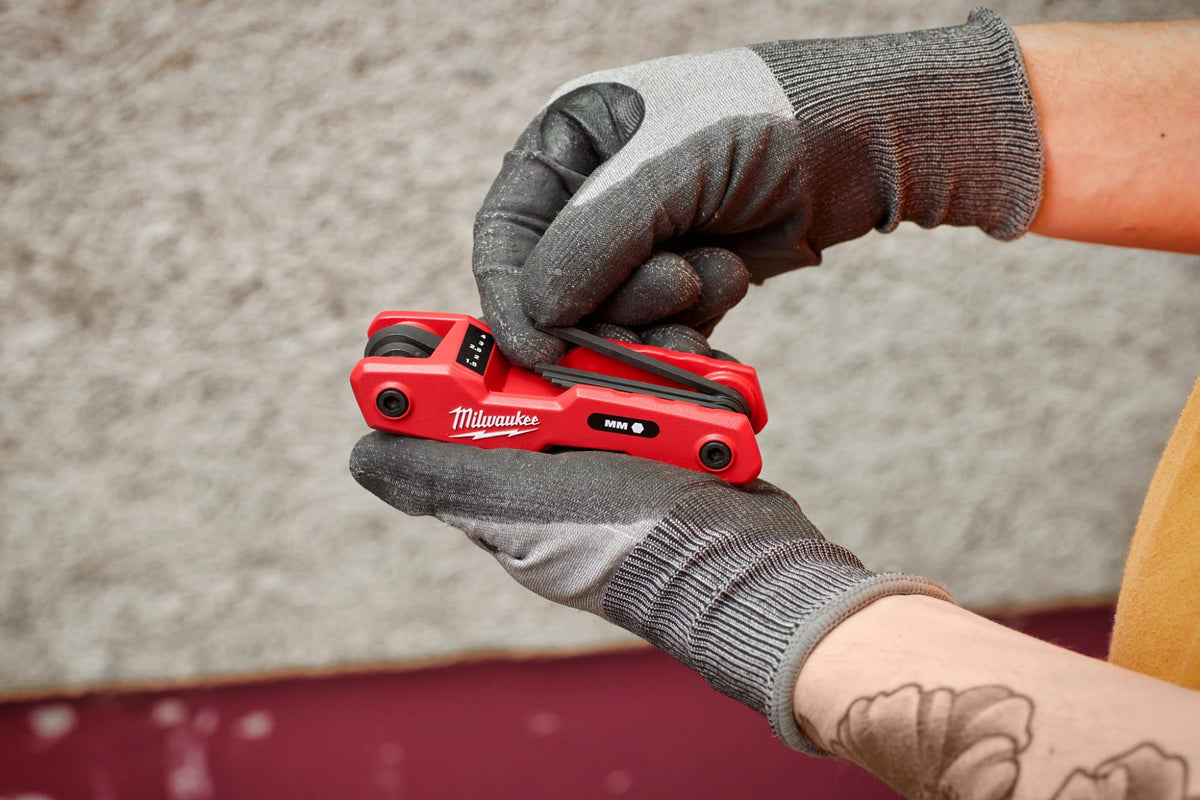 Milwaukee Tools 8-Key Folding Hex Key Set - Metric