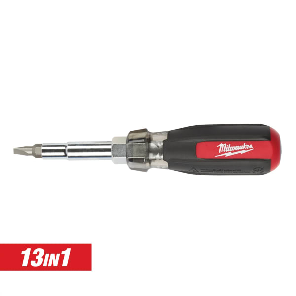 13in1 Cushion Grip Screwdriver with Schrader Bit