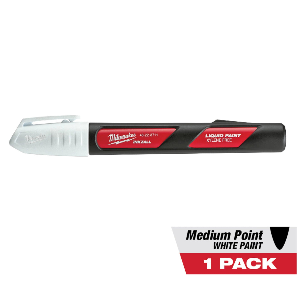 Milwaukee Tools 48-22-3712 INKZALL™ White Liquid Paint Marker
