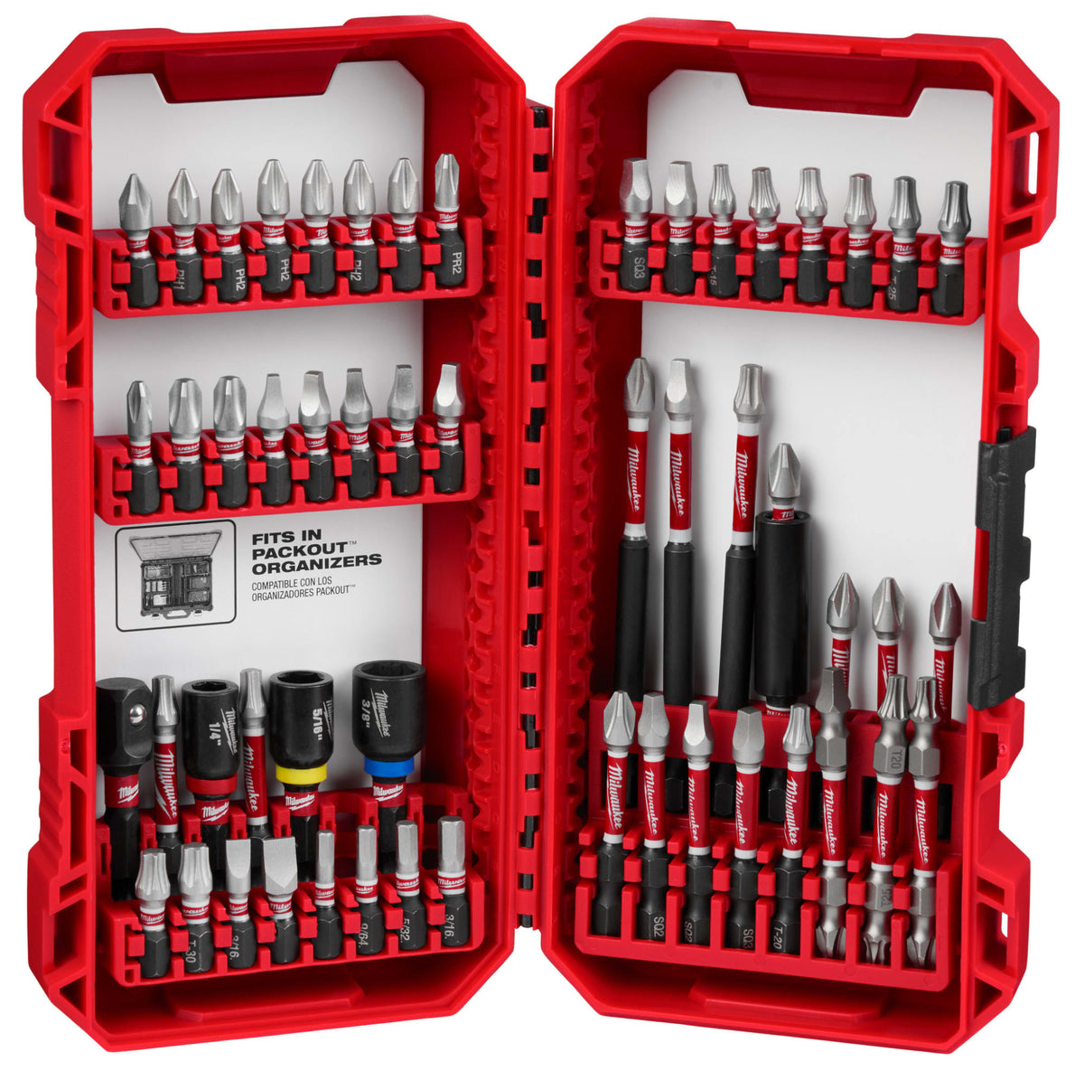Milwaukee Tools 54 Piece SHOCKWAVE™ Impact Duty Driver Bit Set