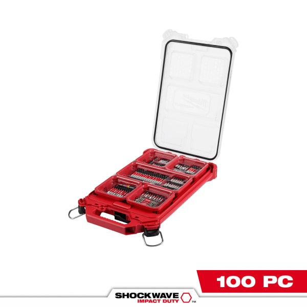 100 Piece SHOCKWAVE™ Impact Duty Driver Bit PACKOUT™ Set