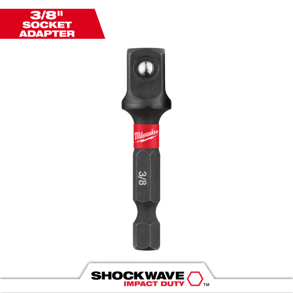 SHOCKWAVE™ Impact Duty 1/4" Hex to 3/8" Square Socket Adapter