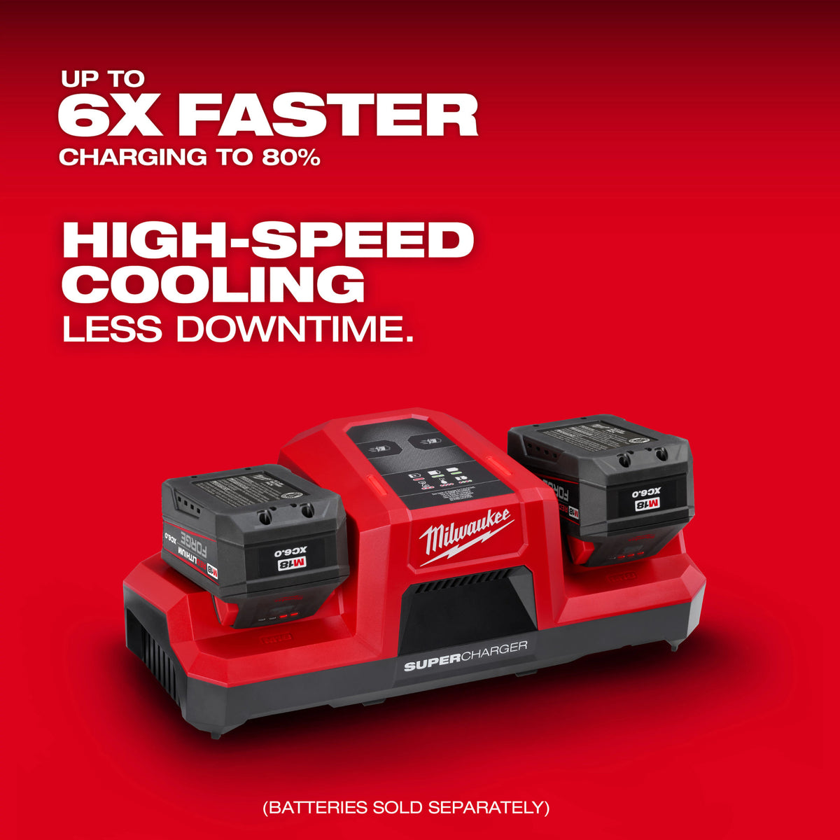 Milwaukee Tools M18™ Dual Bay Simultaneous Super Charger