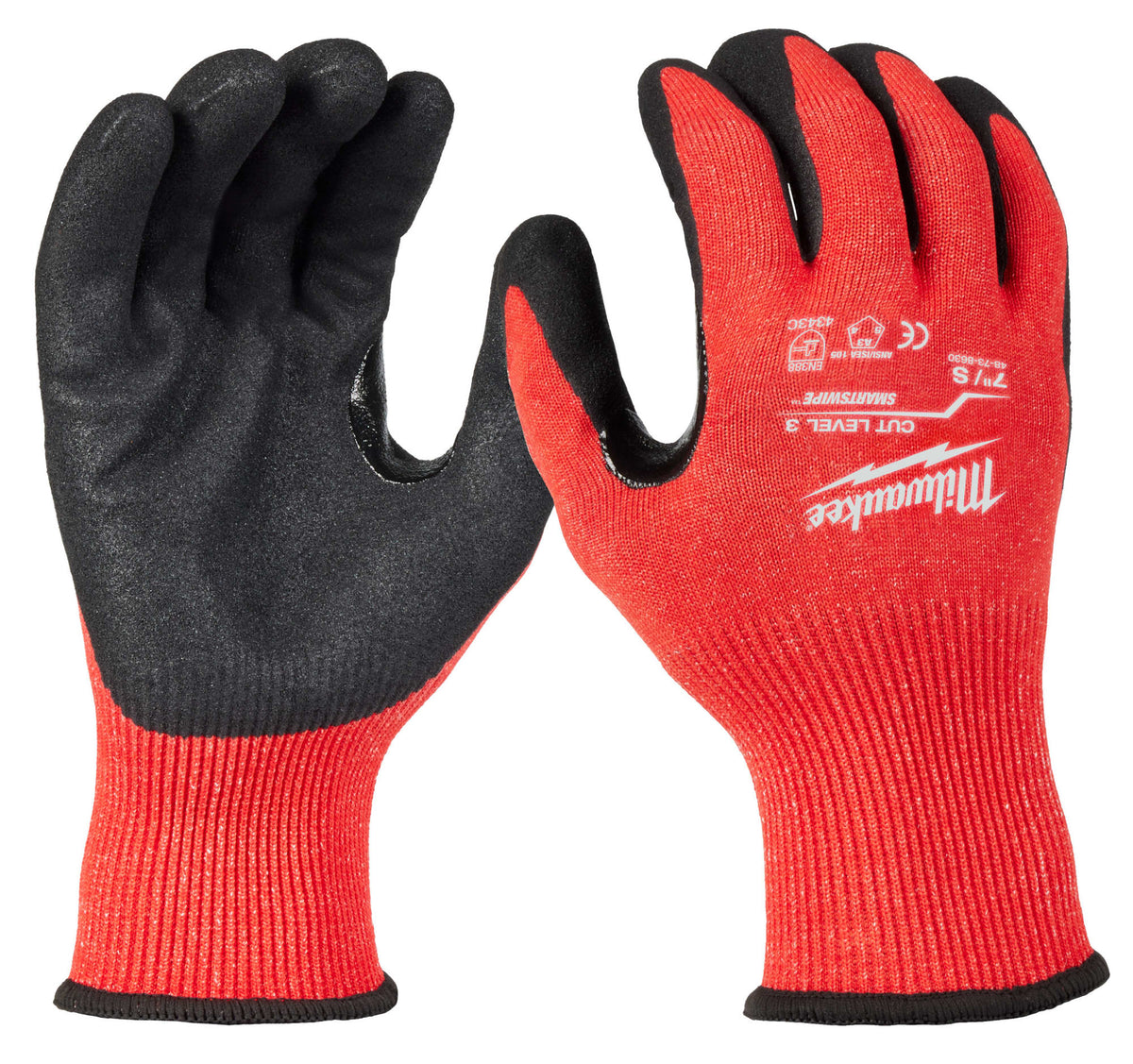 Milwaukee Tools (1) Cut Level 3 Nitrile Dipped Gloves - S (48-73-8630)