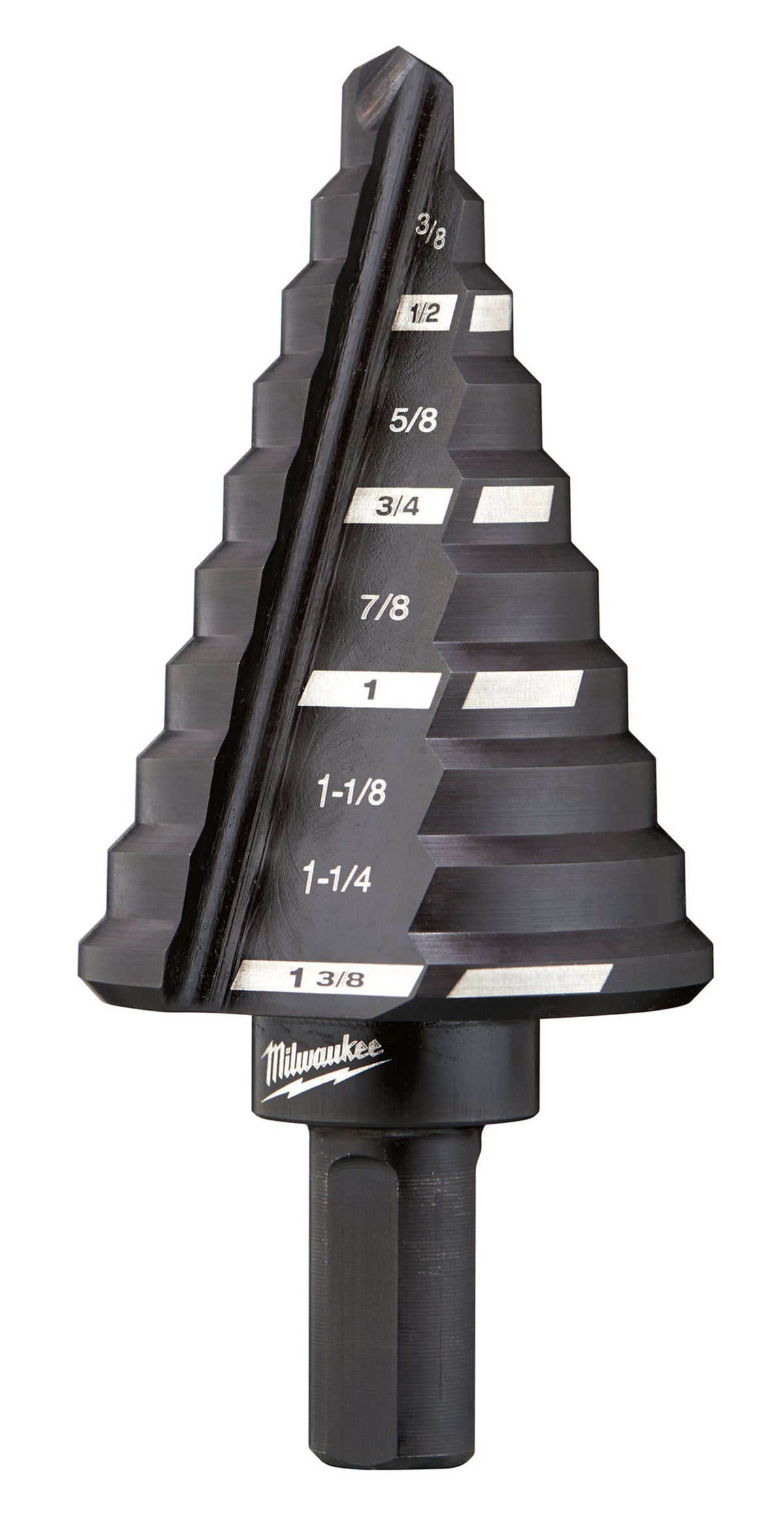 Milwaukee Tools #5 Step Drill Bit, 1/4" - 1-3/8" by 1/8"