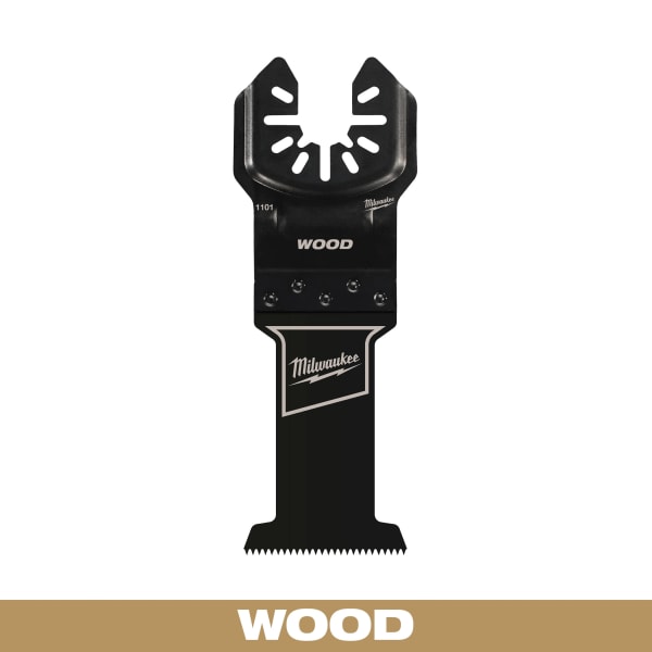 1-3/8" High Carbon Steel Wood Universal Fit Oscillating Multi-Tool Blade (1 Pack)