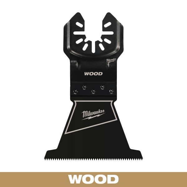 2-1/2" High Carbon Steel Wood Universal Fit Oscillating Multi-Tool Blade (1 Pack)