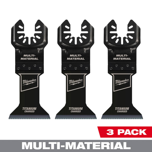 1-3/4" Bi-Metal Multi-Material Universal Fit Oscillating Multi-Tool Blade (3 Pack)