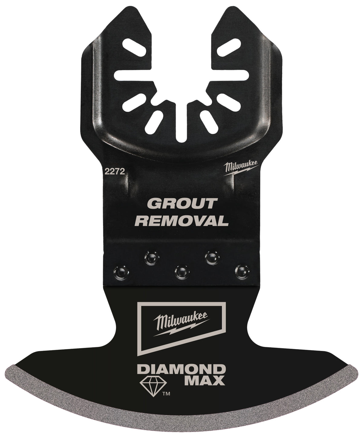Milwaukee Tools DIAMOND MAX™ Diamond Grit Grout Removal Universal Fit Oscillating Multi-Tool Blade (1 Pack)