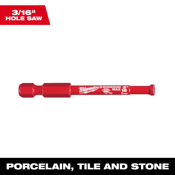 3/16" DIAMOND MAX™ Hole Saw Bit