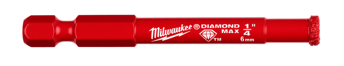 Milwaukee Tools 1/4" DIAMOND MAX™ Hole Saw Bit