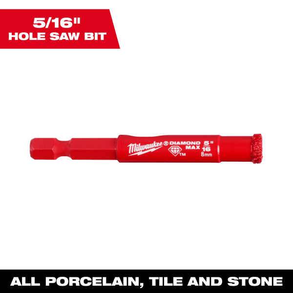 5/16" DIAMOND MAX™ Hole Saw Bit