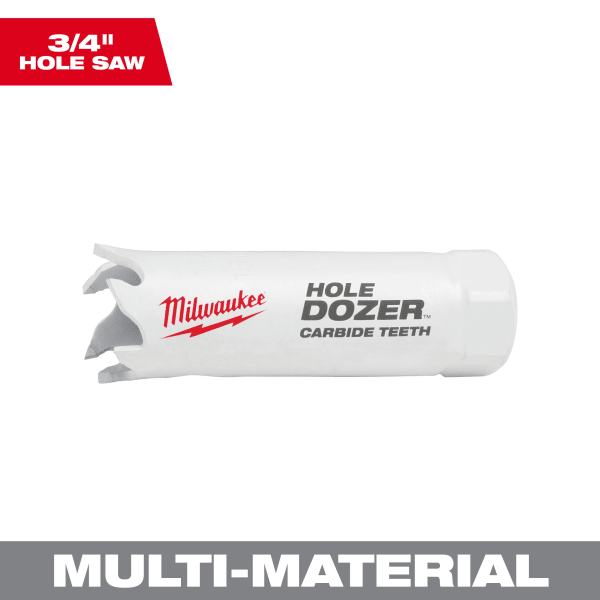 3/4" HOLE DOZER™ with Carbide Teeth Hole Saw