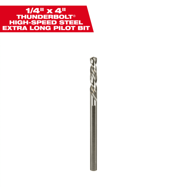 High Speed Steel Pilot Bit 1/4" x 4"