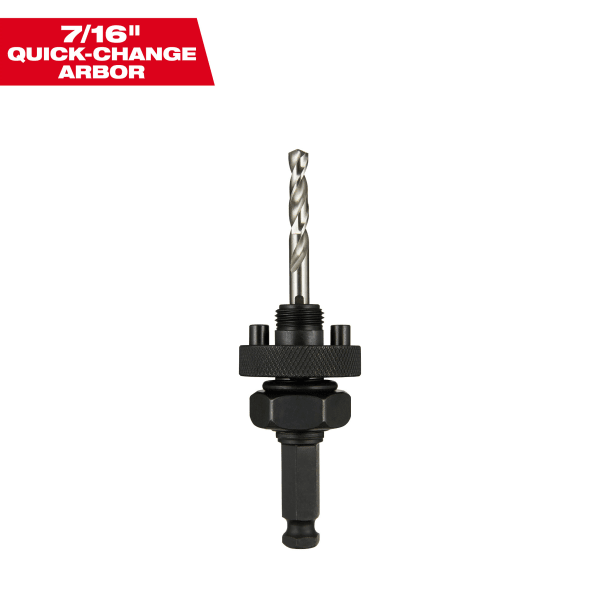 Large Thread No-Wobble Arbor 7/16" Shank