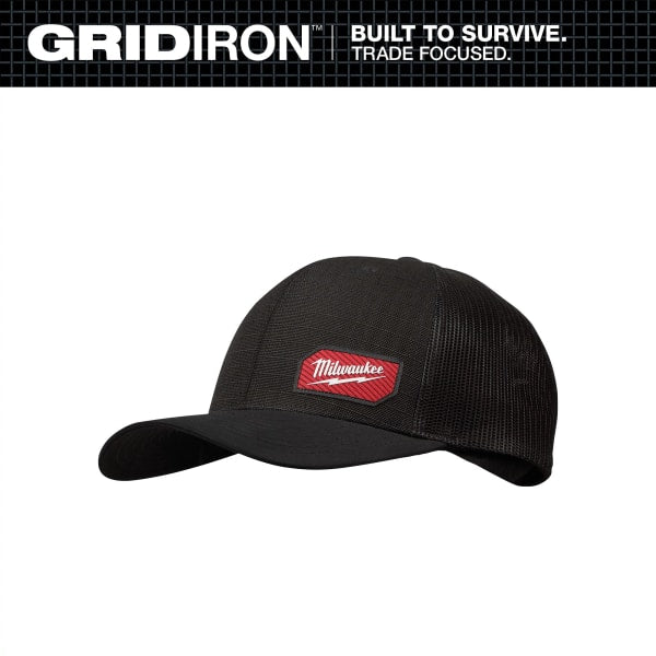 GRIDIRON™ Snapback Trucker Hat - Black