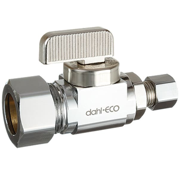 5/8" x 1/4" Straight Stop (Compression x Compression)