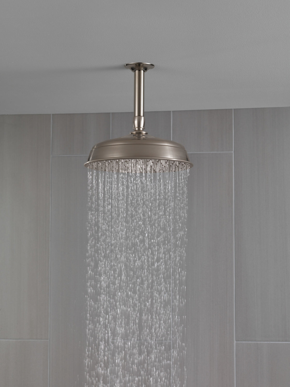 Delta Universal Shower Arm & Flange Ceiling Mount Stainless
