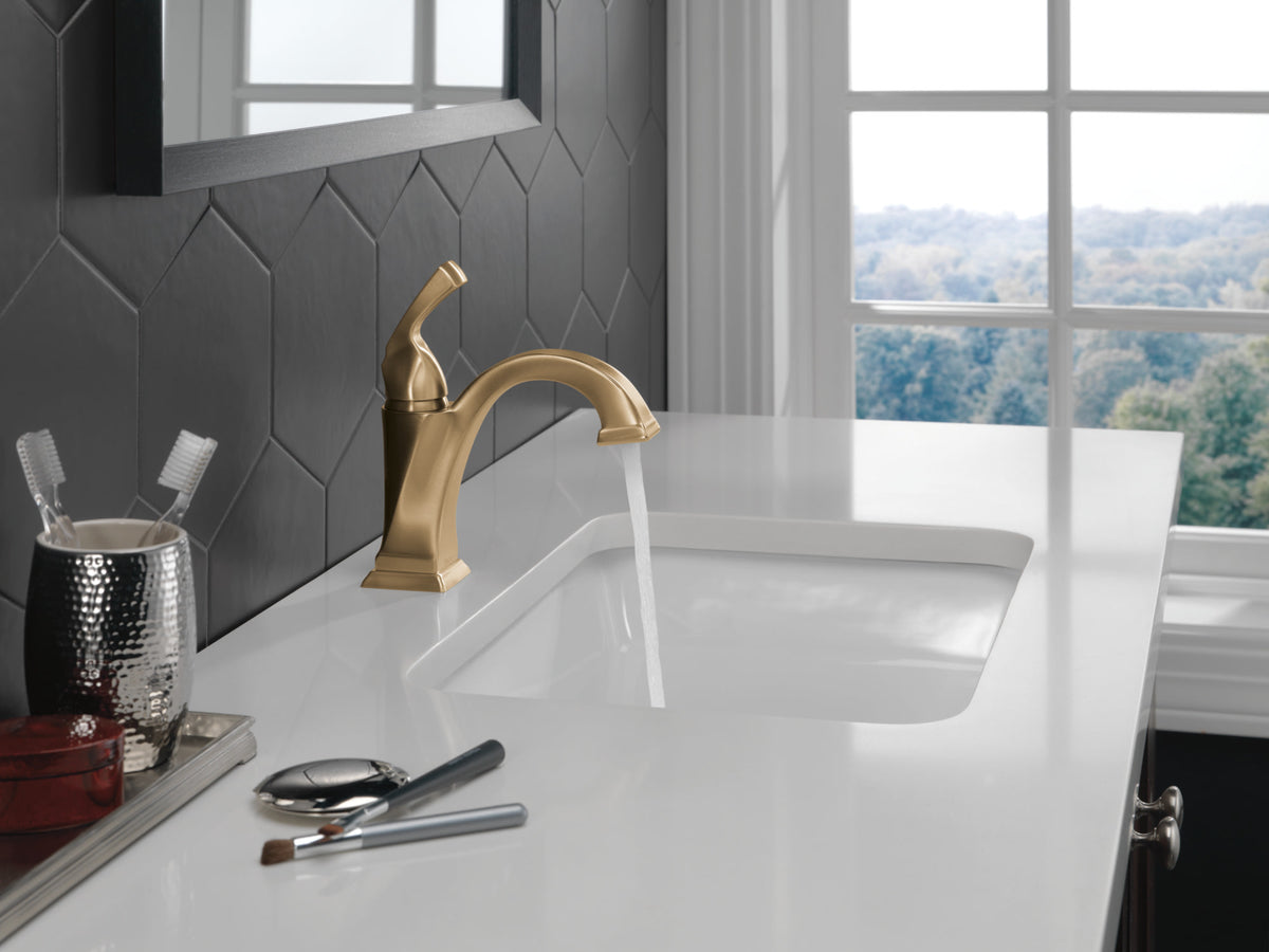 Delta Dryden™ Single Handle Bathroom Faucet Champagne Bronze