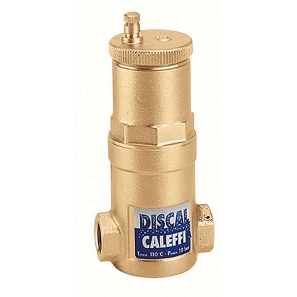 Caleffi 551022A DISCAL Compact Air Separator 3/4" Sweat for Hydronic Systems, 150 psi