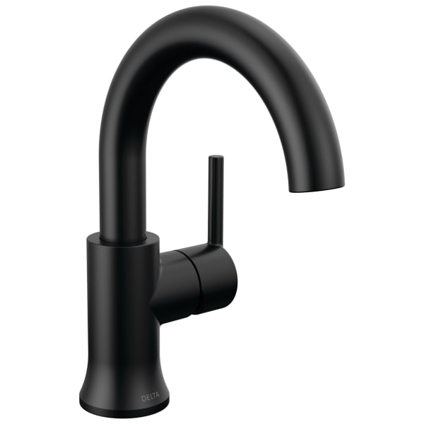 Delta Trinsic® Single Handle Bathroom Faucet Matte Black