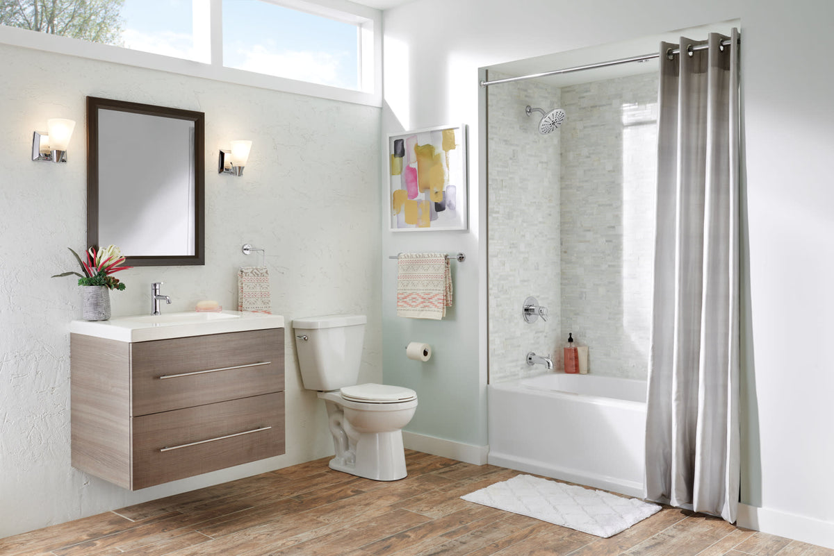 Delta Trinsic® TempAssure® 17T Series H2OKinetic® Tub & Shower Trim Chrome