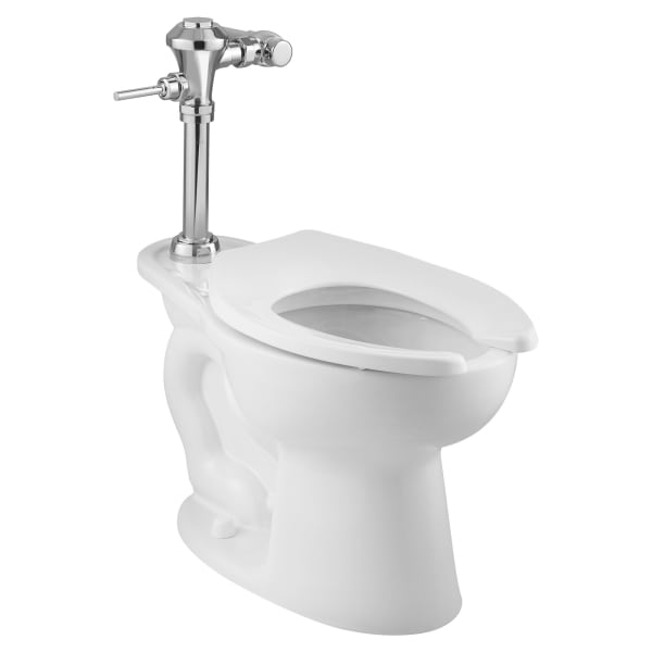 Ultima Manual Toilet Flush Valve, Diaphragm-Type, 1.1 gpf/4.2 Lpf Chrome