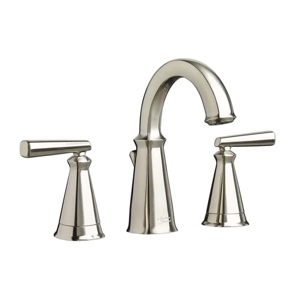 Edgemere® 8-Inch Widespread 2-Handle Bathroom Faucet 1.2 gpm/4.5 L/min With Lever Handles Brushed Nickel