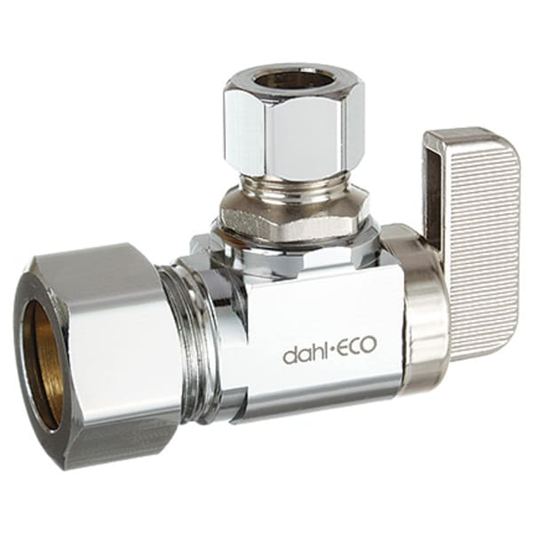 5/8" x 3/8" Angle Stop (Compression x Compression)