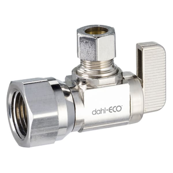 1/2" x 3/8" Angle Stop (FIP x Compression)