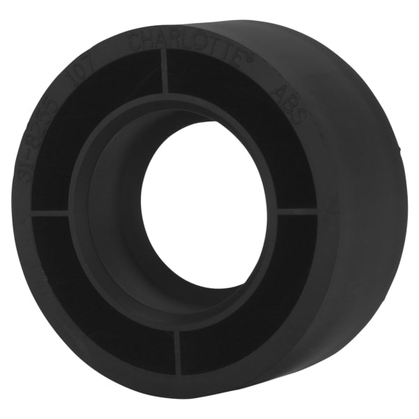 3" x 1-1/2" ABS DWV Flush Bushing - Spigot x H