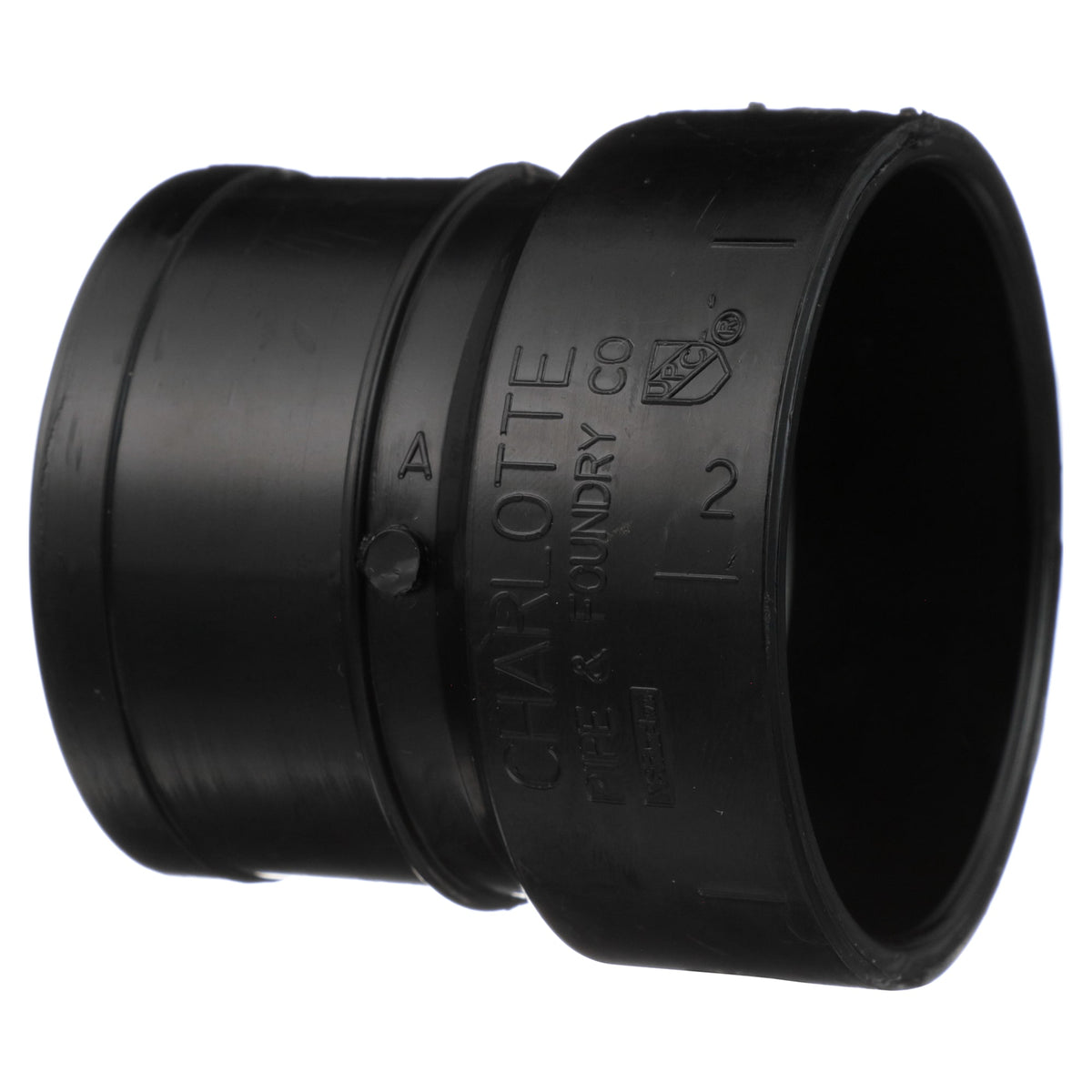 Charlotte Pipe ABS-00119-0800 2" ABS DWV No-Hub Adapter - H x NH