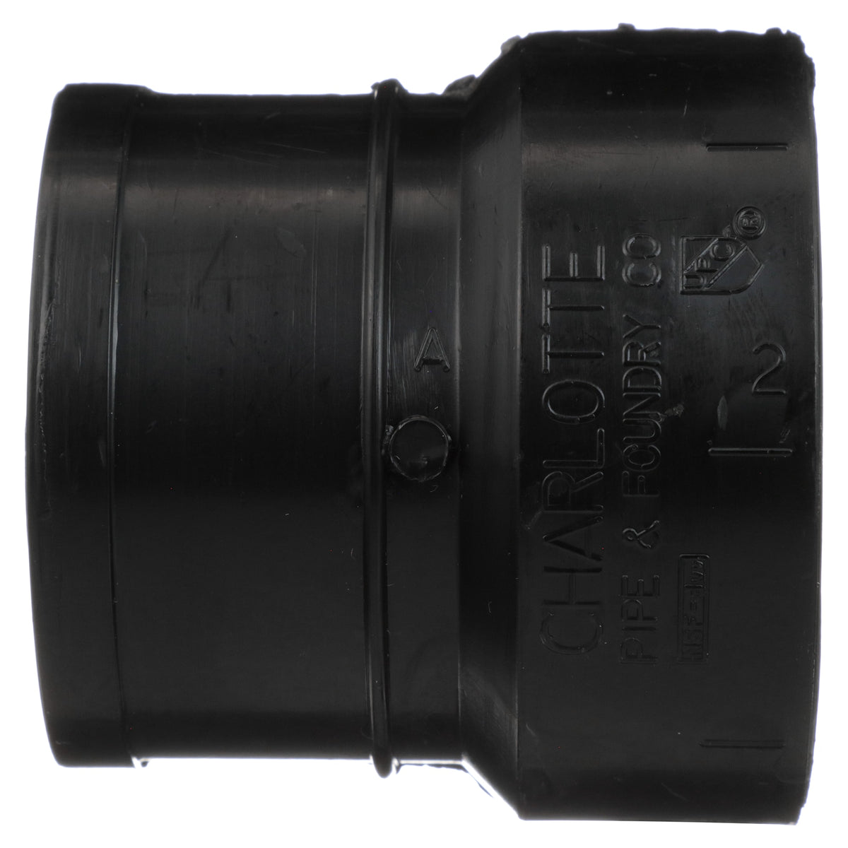 Charlotte Pipe ABS-00119-0800 2" ABS DWV No-Hub Adapter - H x NH
