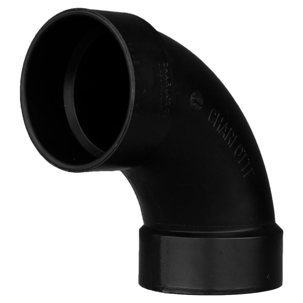 4" ABS DWV 90° Long Turn Elbow - H x H