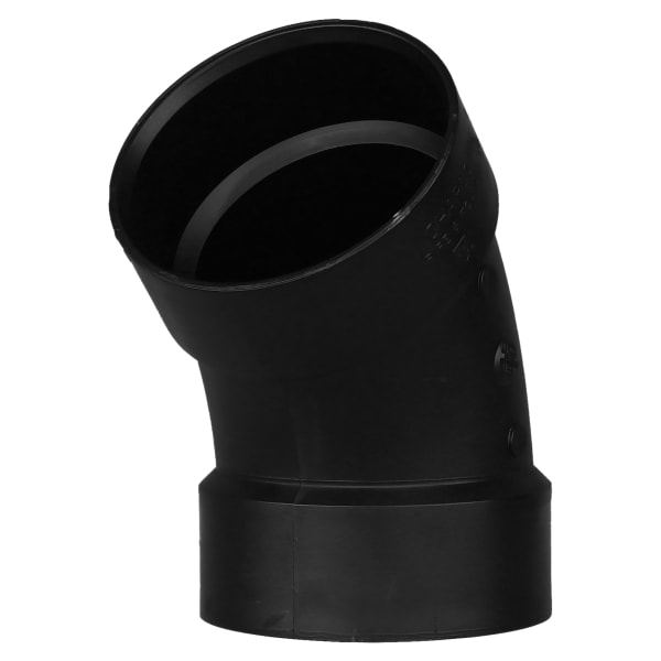 6" ABS DWV 45° Elbow - H x H