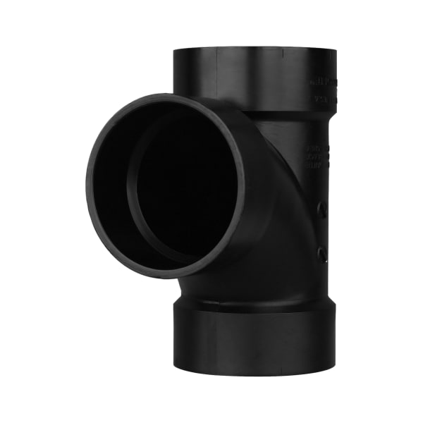 6" ABS DWV Sanitary Tee - All H