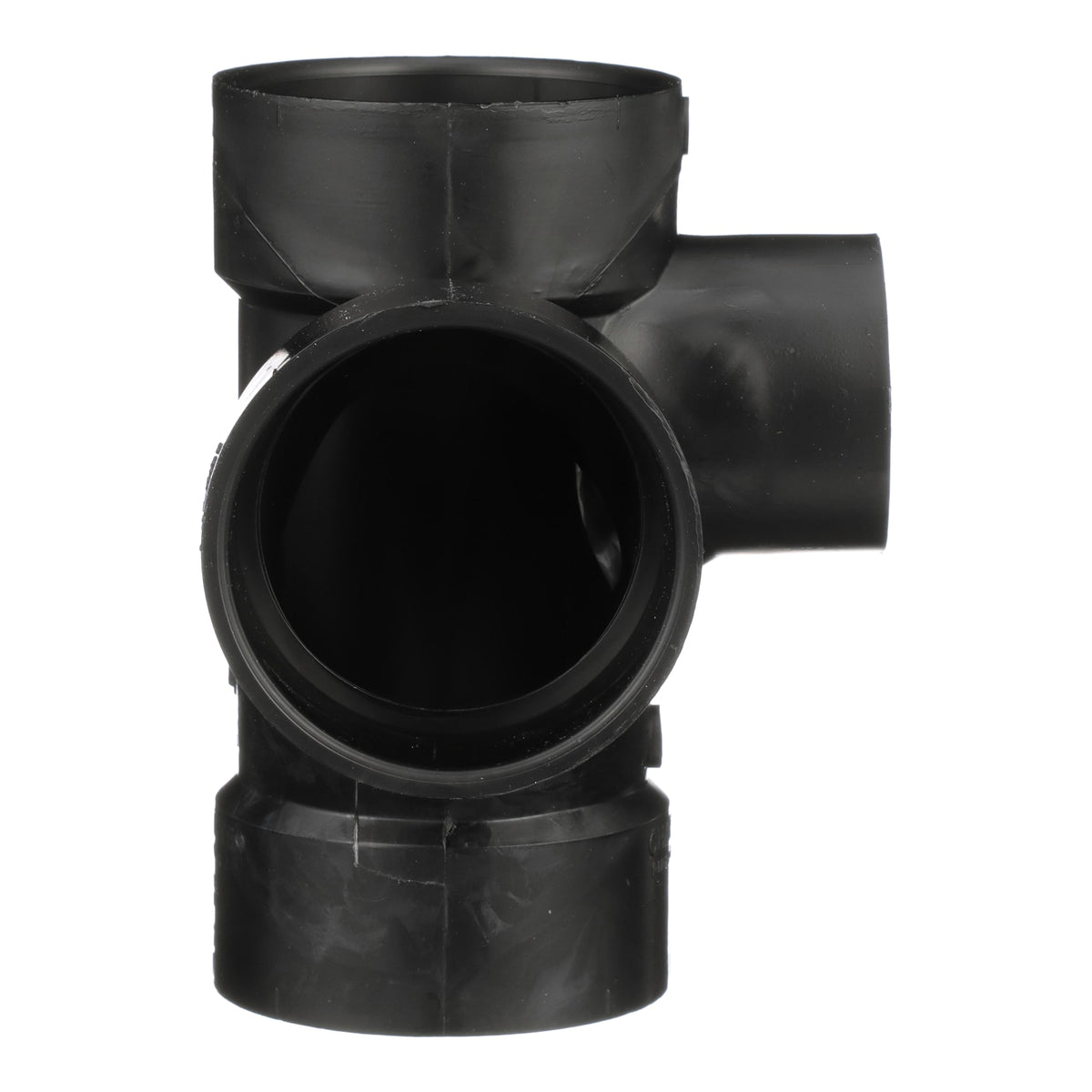 Charlotte Pipe 3" x 3" x 3" x 2" ABS DWV Sanitary Tee with Right Side Inlet - All H
