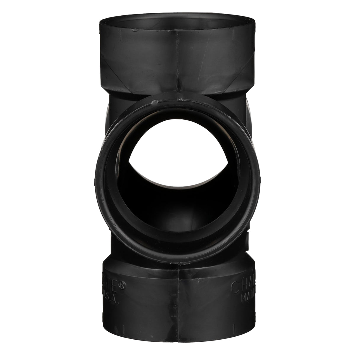 Charlotte Pipe 3" ABS DWV Double Sanitary Tee - All H