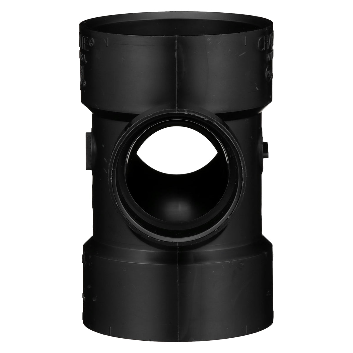 Charlotte Pipe 3" x 3" x 2" x 2" ABS DWV Double Sanitary Tee - All H