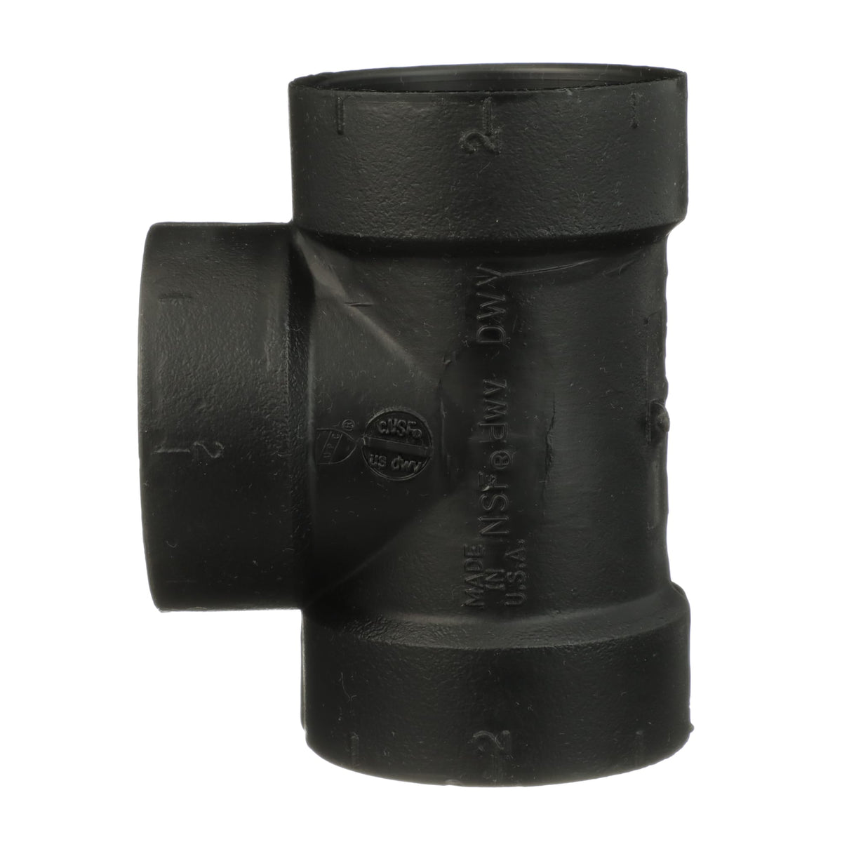 Charlotte Pipe ABS-00441-0800 2" ABS DWV Vent Tee - All H
