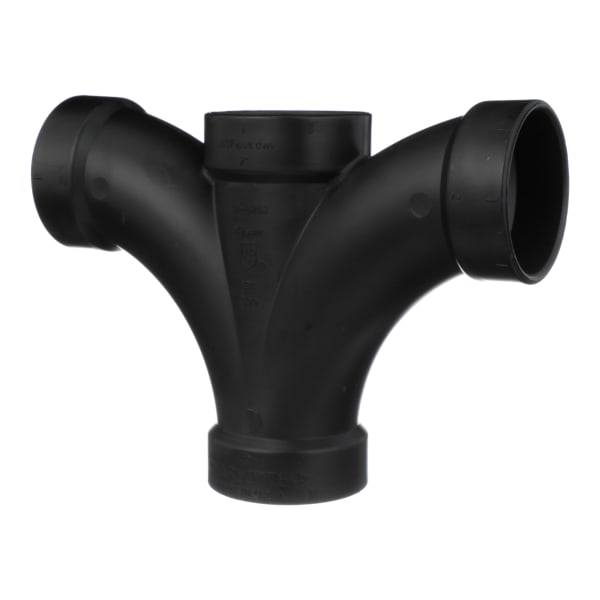 2" ABS DWV Double Fixture Fitting - All H
