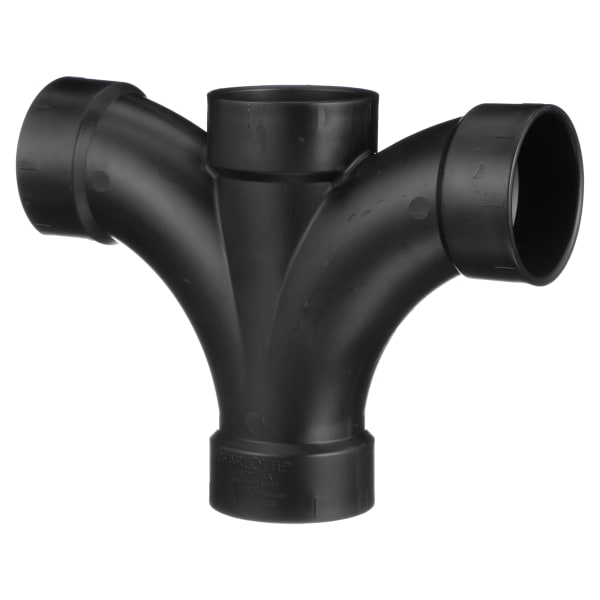 3" ABS DWV Double Fixture Fitting - All H