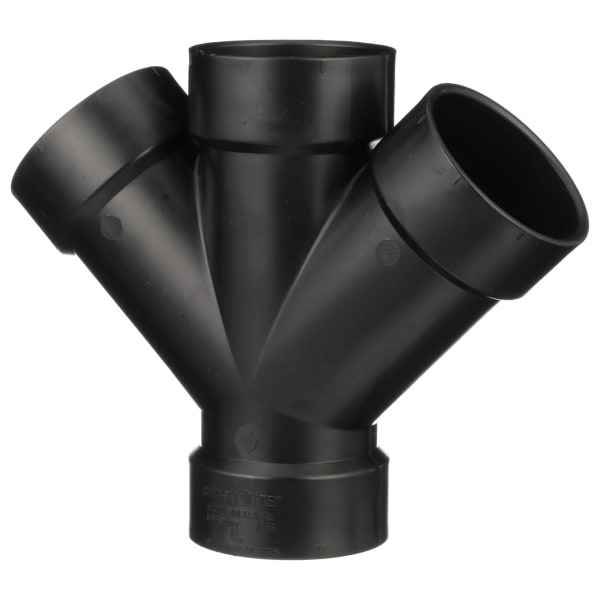4" ABS DWV Double Wye - All H