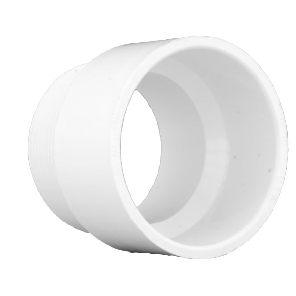 3" PVC DWV Male Adapter - H x MPT
