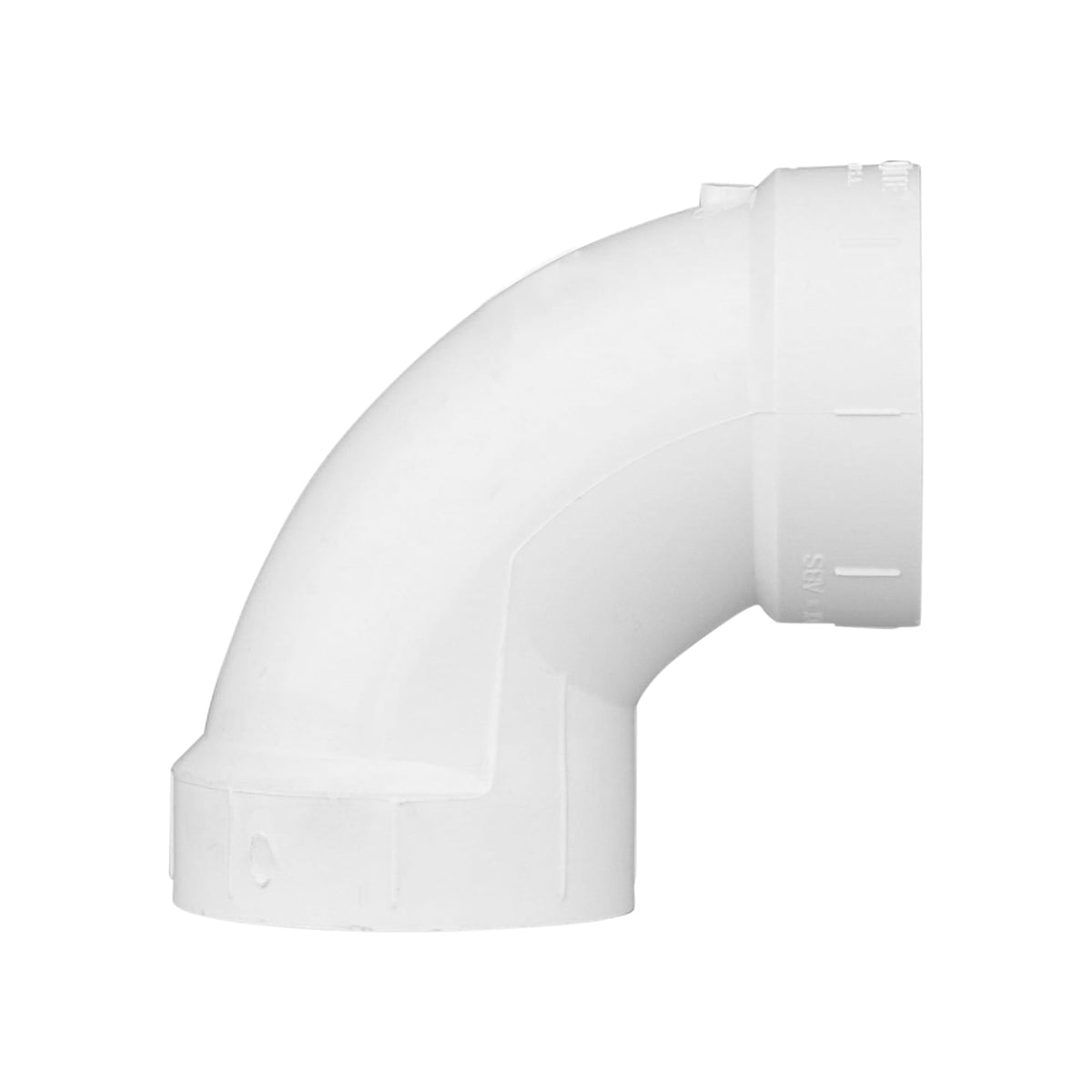 Charlotte Pipe 2" PVC DWV 90° Elbow - H x H