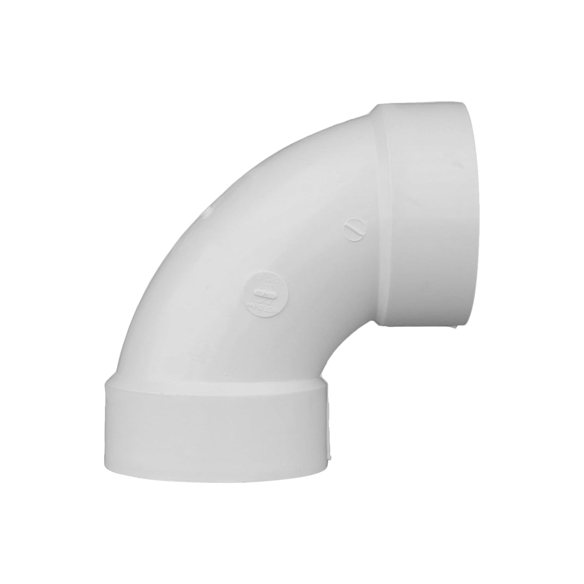 Charlotte Pipe 4" PVC DWV 90° Elbow - H x H