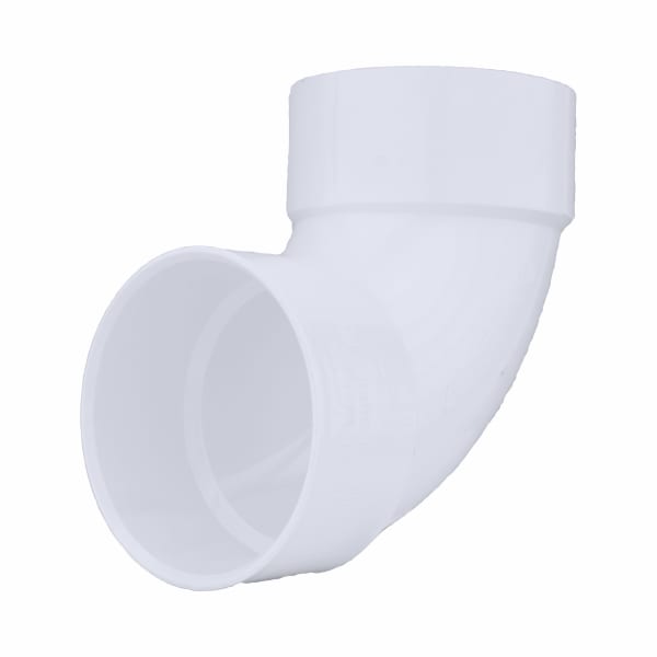 6" PVC DWV 90° Elbow - H x H